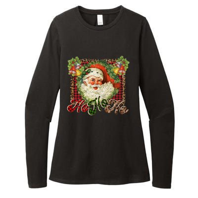 Vintage Santa Claus St Nicholas Old Fashioned Christmas Gift Cool Gift Womens CVC Long Sleeve Shirt