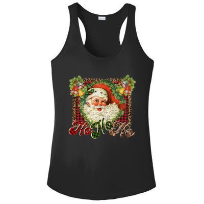 Vintage Santa Claus St Nicholas Old Fashioned Christmas Gift Cool Gift Ladies PosiCharge Competitor Racerback Tank