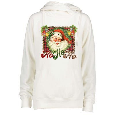 Vintage Santa Claus St Nicholas Old Fashioned Christmas Gift Cool Gift Womens Funnel Neck Pullover Hood