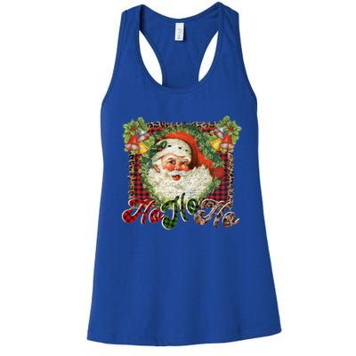 Vintage Santa Claus St Nicholas Old Fashioned Christmas Gift Cool Gift Women's Racerback Tank