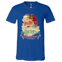 Vintage Santa Claus St Nicholas Old Fashioned Christmas Cute Gift V-Neck T-Shirt