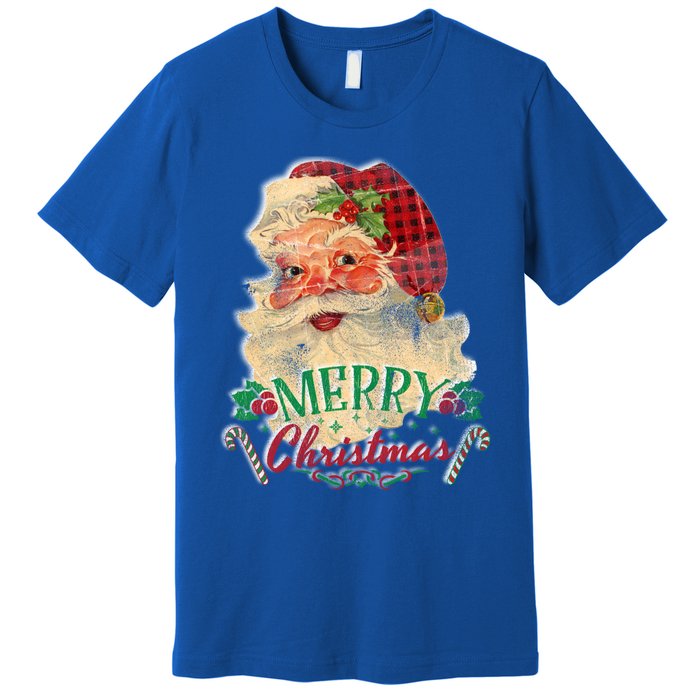 Vintage Santa Claus St Nicholas Old Fashioned Christmas Cute Gift Premium T-Shirt