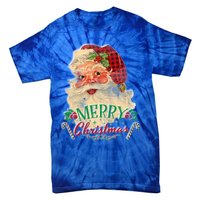 Vintage Santa Claus St Nicholas Old Fashioned Christmas Cute Gift Tie-Dye T-Shirt