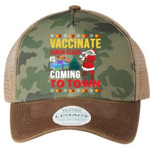 Vaccinate Santa Claus Is Coming To Town Gift Legacy Tie Dye Trucker Hat