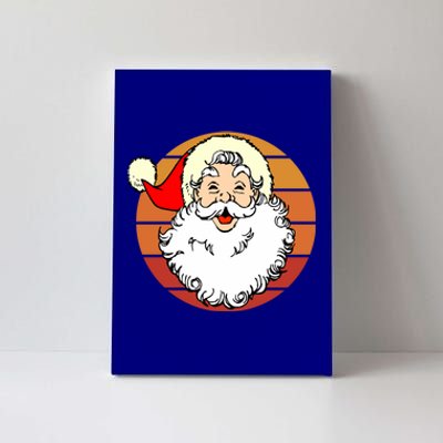 Vintage Santa Claus Christmas Winter Holiday Retro Xmas Gift Canvas