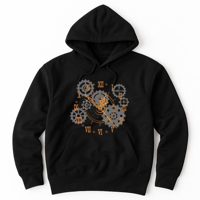 Vintage Steampunk Clock Gears Steampunk Hoodie