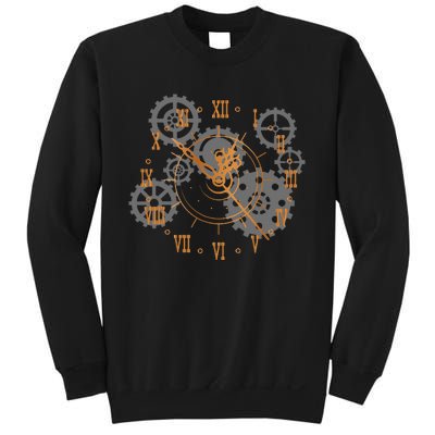 Vintage Steampunk Clock Gears Steampunk Sweatshirt