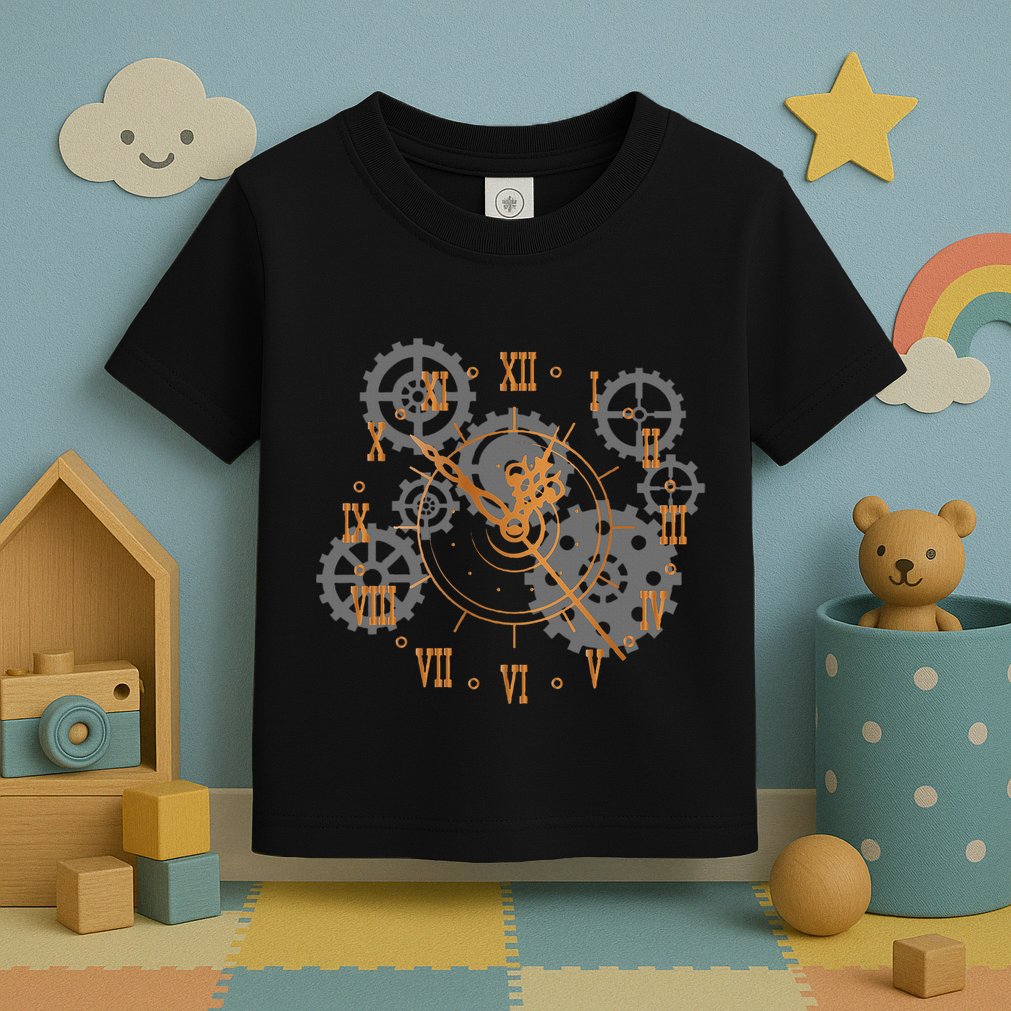 Vintage Steampunk Clock Gears Steampunk Toddler T-Shirt