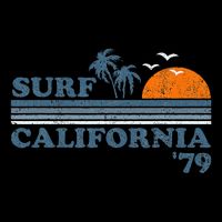 Vintage Surf California Beach Retro Sunset Surf 70s Tank Top