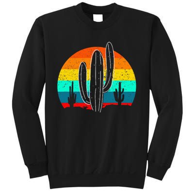 Vintage Saguaro Cactus Retro Arizona Desert Cactaceae Sweatshirt