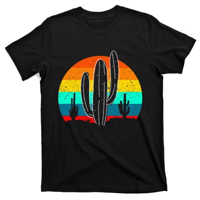 Vintage Saguaro Cactus Retro Arizona Desert Cactaceae T-Shirt