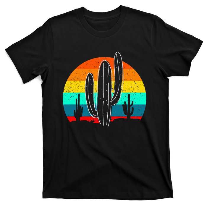 Vintage Saguaro Cactus Retro Arizona Desert Cactaceae T-Shirt