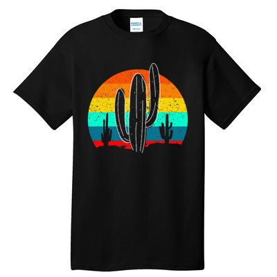 Vintage Saguaro Cactus Retro Arizona Desert Cactaceae Tall T-Shirt