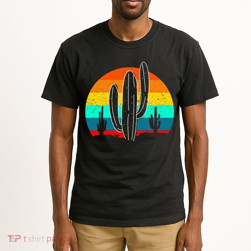 Vintage Saguaro Cactus Retro Arizona Desert Cactaceae Tall T-Shirt