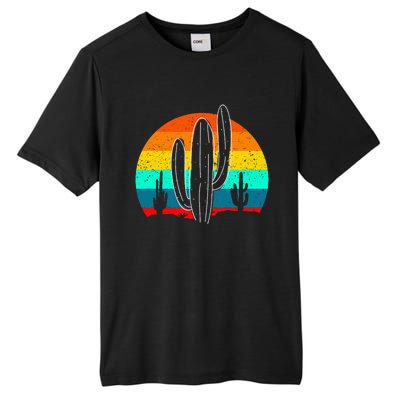 Vintage Saguaro Cactus Retro Arizona Desert Cactaceae Tall Fusion ChromaSoft Performance T-Shirt