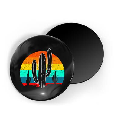 Vintage Saguaro Cactus Retro Arizona Desert Cactaceae Magnet
