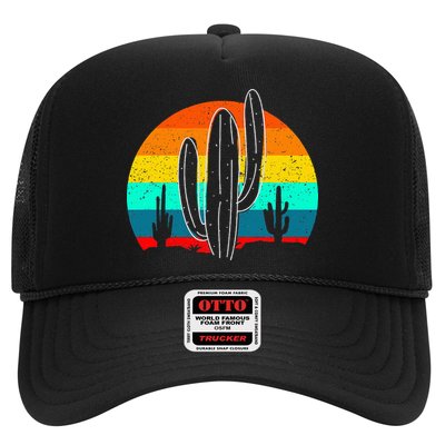 Vintage Saguaro Cactus Retro Arizona Desert Cactaceae Trucker Hat