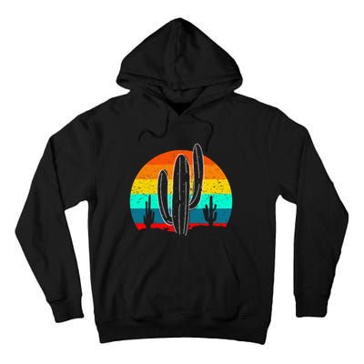 Vintage Saguaro Cactus Retro Arizona Desert Cactaceae Tall Hoodie