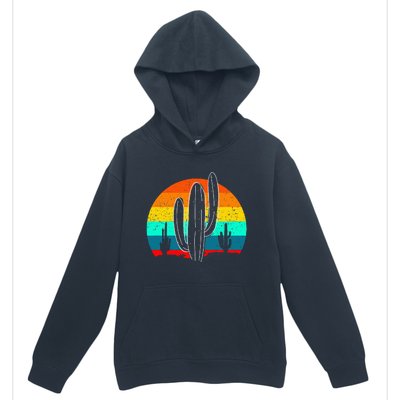 Vintage Saguaro Cactus Retro Arizona Desert Cactaceae Urban Pullover Hoodie