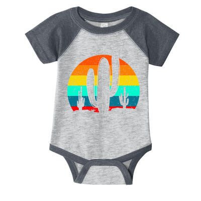 Vintage Saguaro Cactus Retro Arizona Desert Cactaceae Infant Baby Jersey Bodysuit