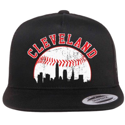Vintage Skyline Cleveland Baseball Flatbill Hat