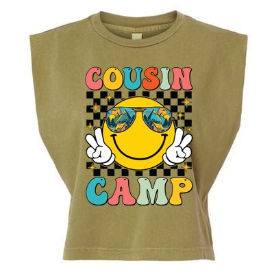 Vacation Summer Camping Crew Cute Garment-Dyed Women's Muscle Tee