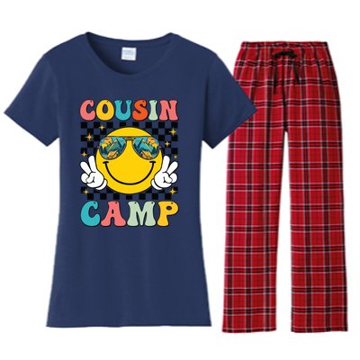 Vacation Summer Camping Crew Cute Women's Flannel Pajama Set