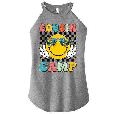 Vacation Summer Camping Crew Cute Women's Perfect Tri Rocker Tank