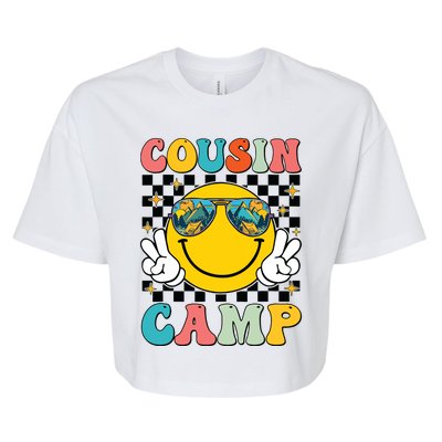 Vacation Summer Camping Crew Cute Bella+Canvas Jersey Crop Tee