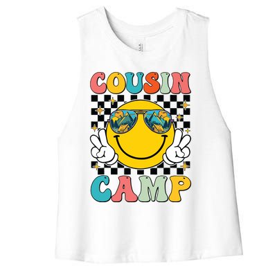 Vacation Summer Camping Crew Cute Women's Racerback Cropped Tank