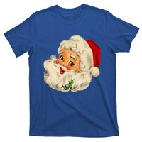 Vintage Santa Claus Face Old Christmas Fashioned Xmas Pajama Gift T-Shirt