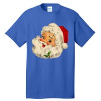 Vintage Santa Claus Face Old Christmas Fashioned Xmas Pajama Gift Tall T-Shirt