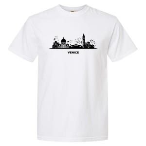 Venetian Skyline Cityscape Venice Garment-Dyed Heavyweight T-Shirt