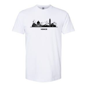 Venetian Skyline Cityscape Venice Softstyle CVC T-Shirt