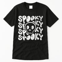 Vintage Spooky Creepy Ghost Skull Halloween Tall T-Shirt