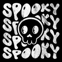 Vintage Spooky Creepy Ghost Skull Halloween Tall T-Shirt