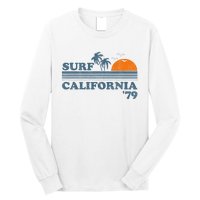 Vintage Surf California Beach Retro Sunset Surf 70's Gift Long Sleeve Shirt