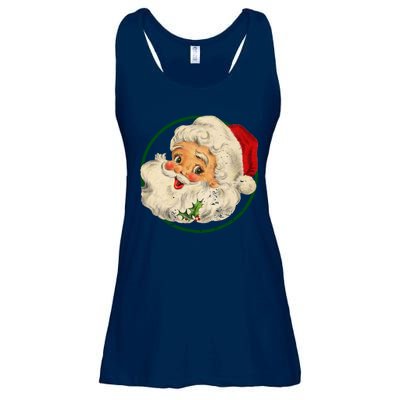 Vintage Santa Claus Christmas Gift Ladies Essential Flowy Tank