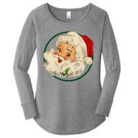 Vintage Santa Claus Christmas Gift Women's Perfect Tri Tunic Long Sleeve Shirt