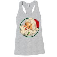 Vintage Santa Claus Christmas Gift Women's Racerback Tank