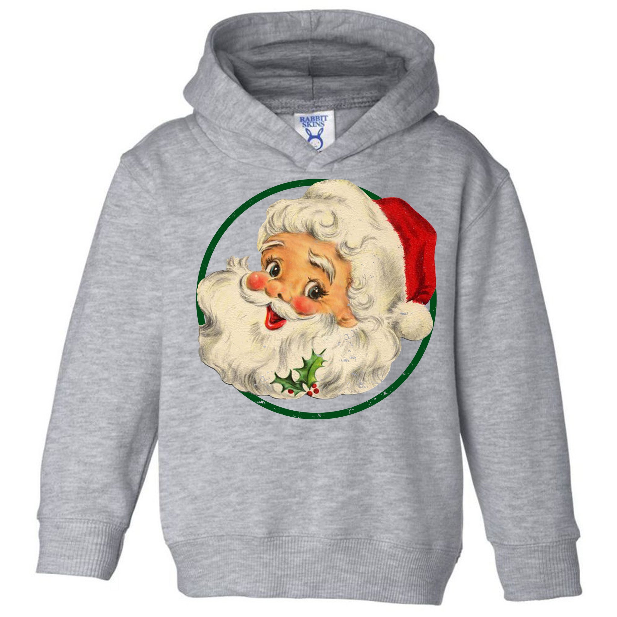 Vintage Santa Claus Christmas Gift Toddler Hoodie