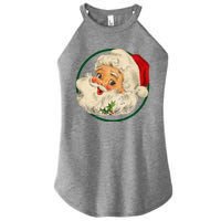 Vintage Santa Claus Christmas Gift Women's Perfect Tri Rocker Tank