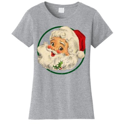 Vintage Santa Claus Christmas Gift Women's T-Shirt