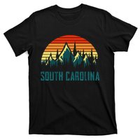 Vintage South Carolina Mountains Nature Hiking Retro Style T-Shirt