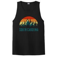 Vintage South Carolina Mountains Nature Hiking Retro Style PosiCharge Competitor Tank