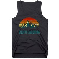 Vintage South Carolina Mountains Nature Hiking Retro Style Tank Top