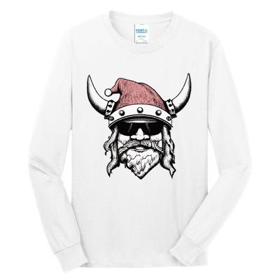 Viking Santa Cool Yule Norse Christmas Tall Long Sleeve T-Shirt