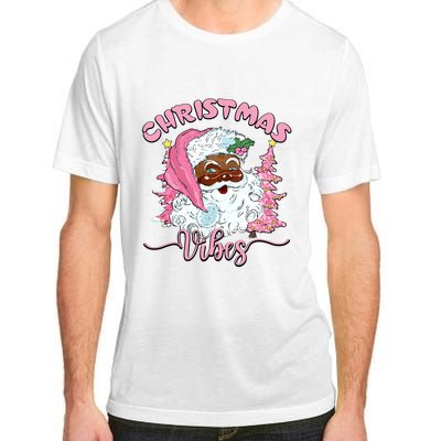 Vintage Santa Claus Christmas Vibes Holiday Xmas Gifts Long Sleeve Adult ChromaSoft Performance T-Shirt