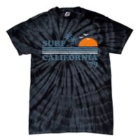 Vintage Surf California Beach Retro Sunset Surf 70s Gift Tie-Dye T-Shirt