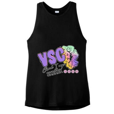 Vsco And I Oop Sksksk Funny Meme Ladies PosiCharge Tri-Blend Wicking Tank